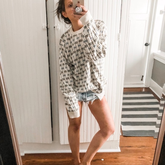 Vintage Sweaters - Vintage 90s slouchy boxy oversized sweater a2*